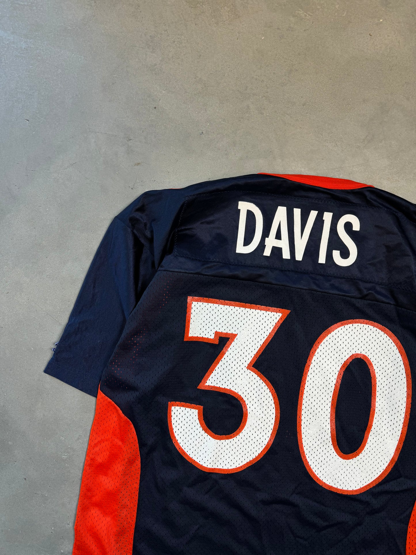 90’s Denver Broncos Terrell Davis Vintage Champion NFL Jersey (44/Large)