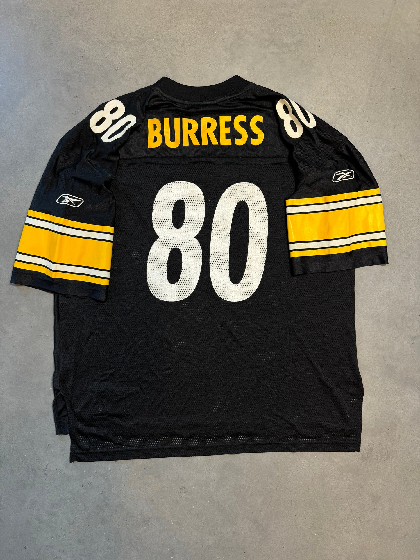 00’s Pittsburgh Steelers Plaxico Burress Vintage Reebok NFL Jersey (XL)