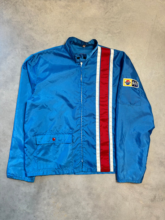 80’s Pepsi Racing Nylon Stripe Jacket (Large)