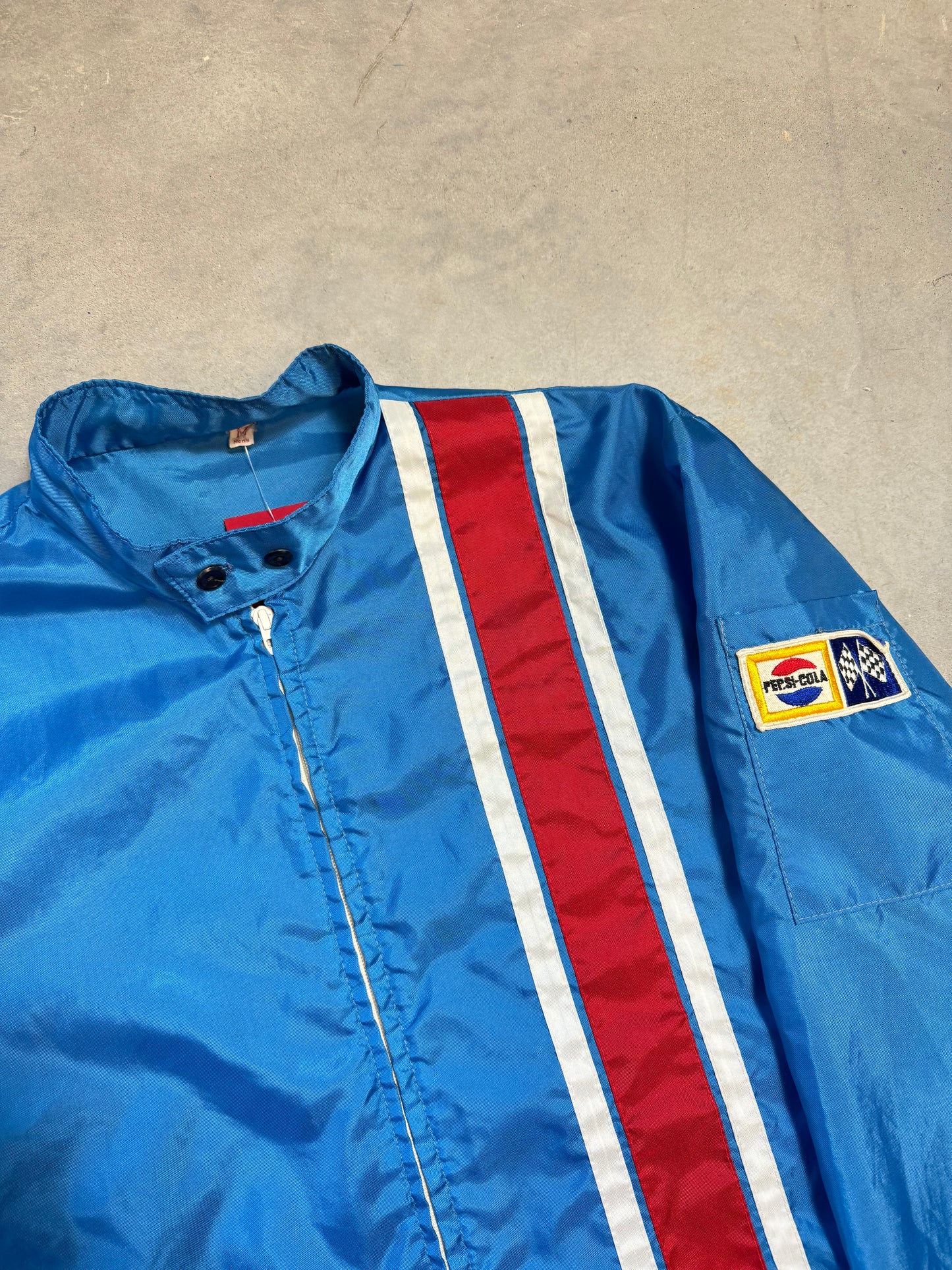 80’s Pepsi Racing Nylon Stripe Jacket (Large)