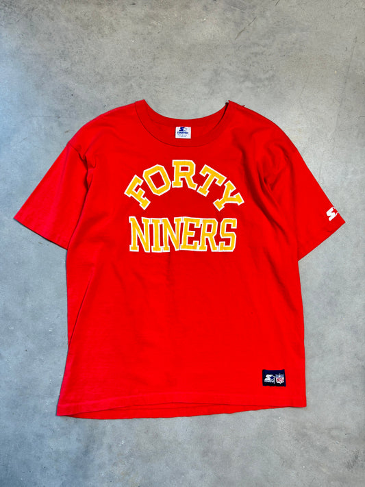 80’s San Francisco 49ers Vintage Starter NFL Tee (Large)