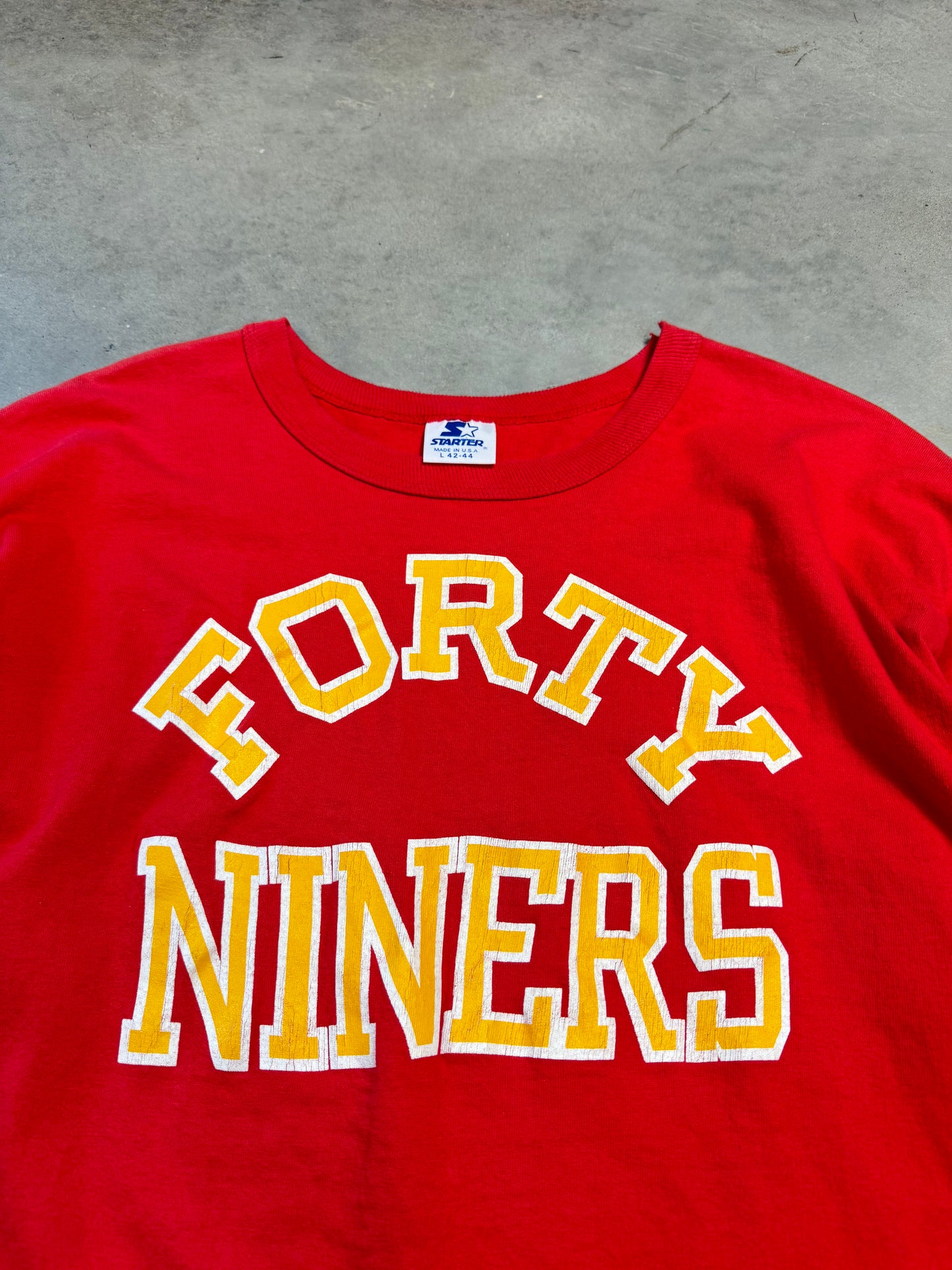 80’s San Francisco 49ers Vintage Starter NFL Tee (Large)