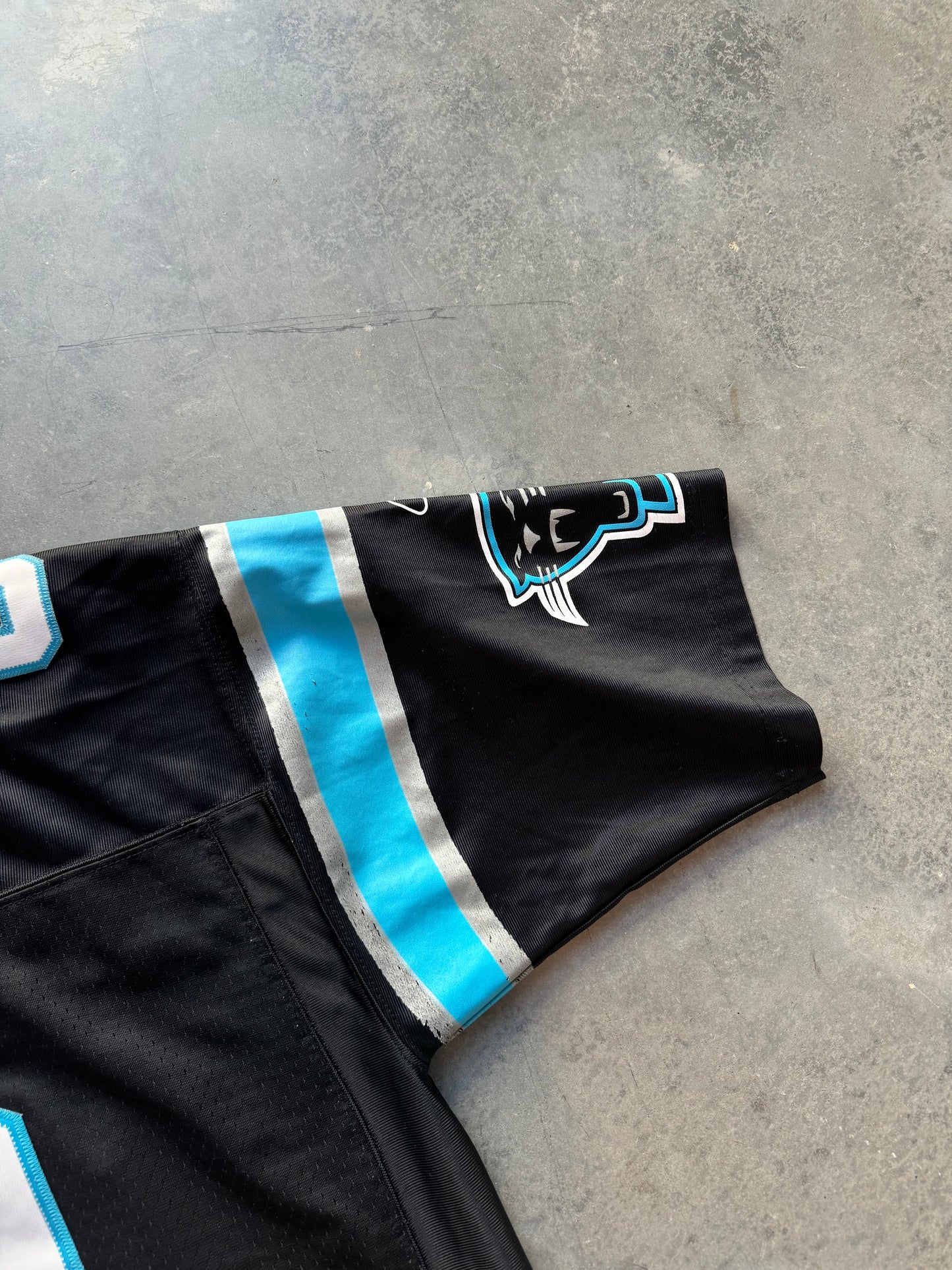 00’s Carolina Panthers Steve Smith Vintage Reebok Black Stitched Swingman NFL Jersey (XL)