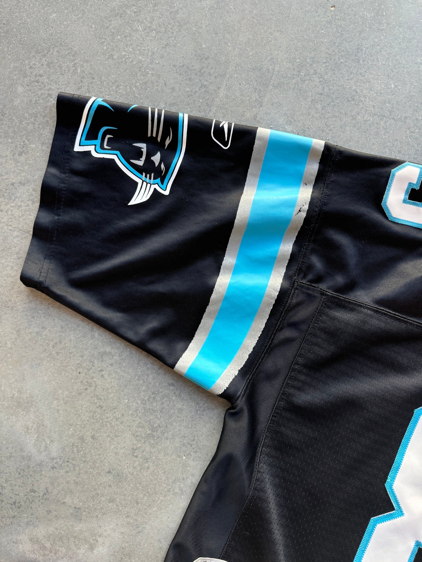 00’s Carolina Panthers Steve Smith Vintage Reebok Black Stitched Swingman NFL Jersey (XL)