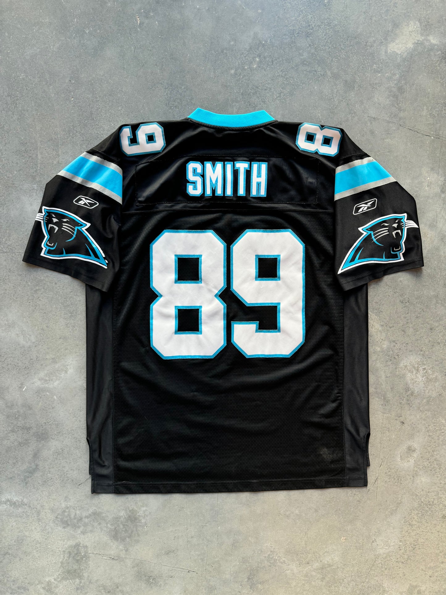 00’s Carolina Panthers Steve Smith Vintage Reebok Black Stitched Swingman NFL Jersey (XL)