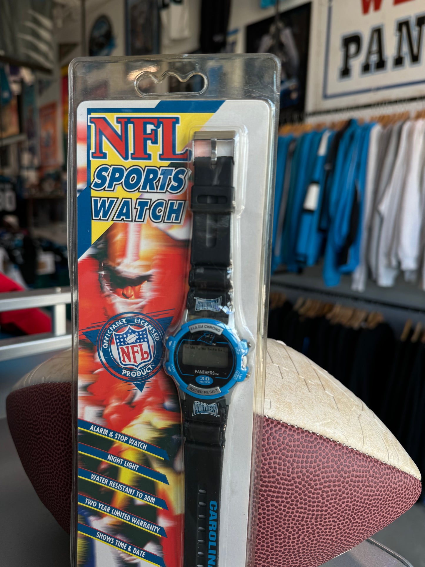 1996 Carolina Panthers Vintage Good Stuff G Shock Style NFL Watch - Brand New