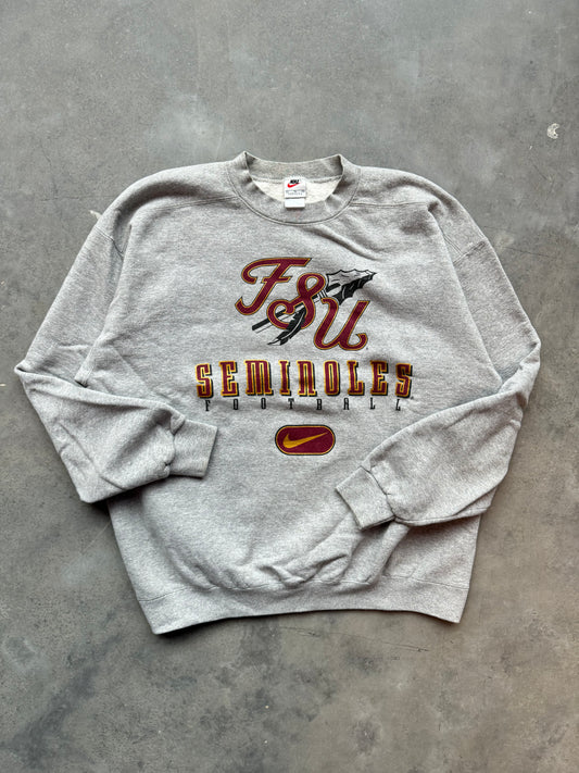 90’s FSU Florida State Seminoles Vintage Nike College Crewneck (XL)