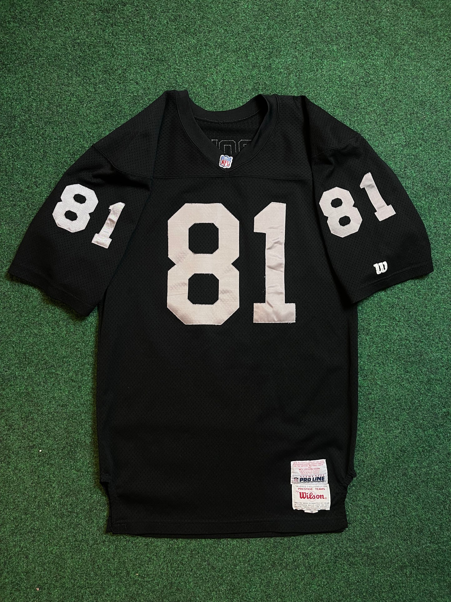 80’s Los Angeles Raiders Tim Brown Wilson Pro Model NFL Jersey (46/Large)