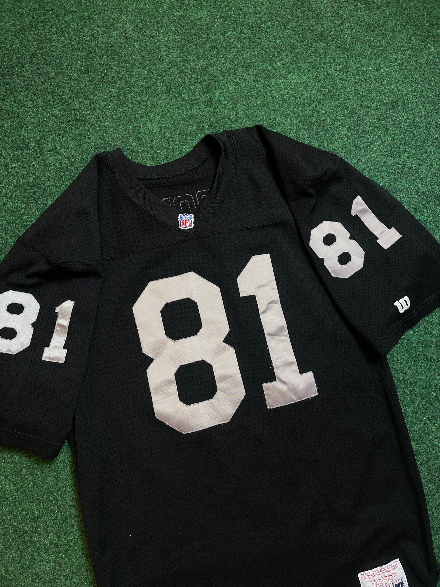 80’s Los Angeles Raiders Tim Brown Wilson Pro Model NFL Jersey (46/Large)