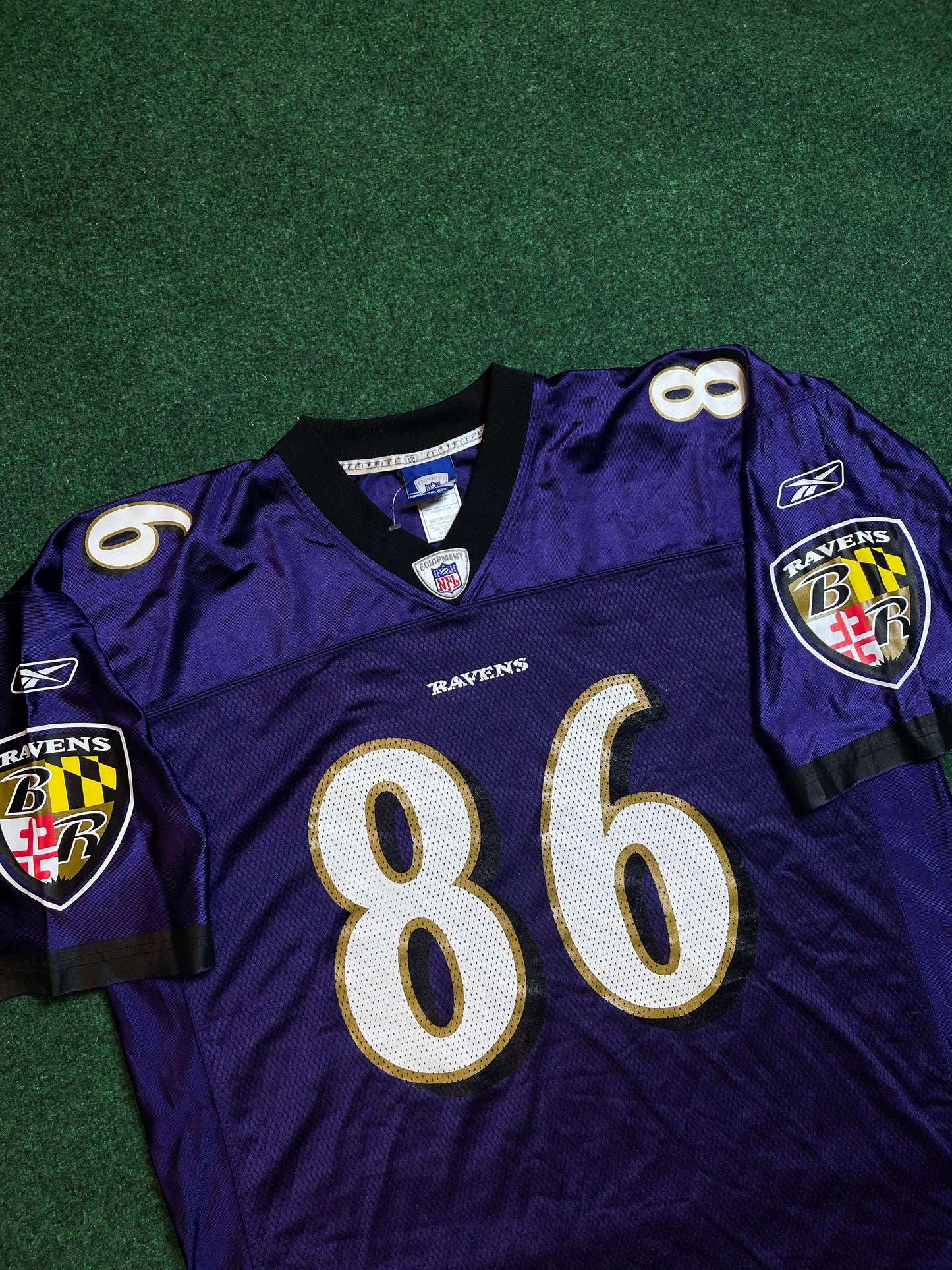 00’s Baltimore Ravens Todd Heap Vintage Reebok NFL Jersey (XL)