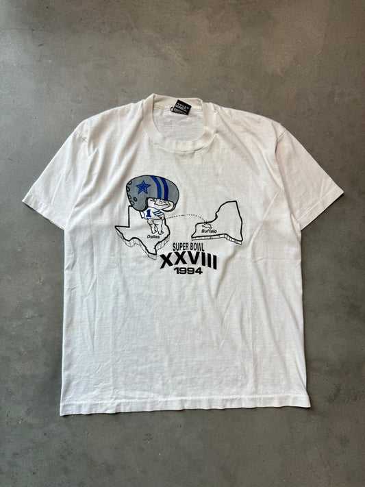 1994 Dallas Cowboys vs. Buffalo Bills Super Bowl XXVIII Tee (Medium)