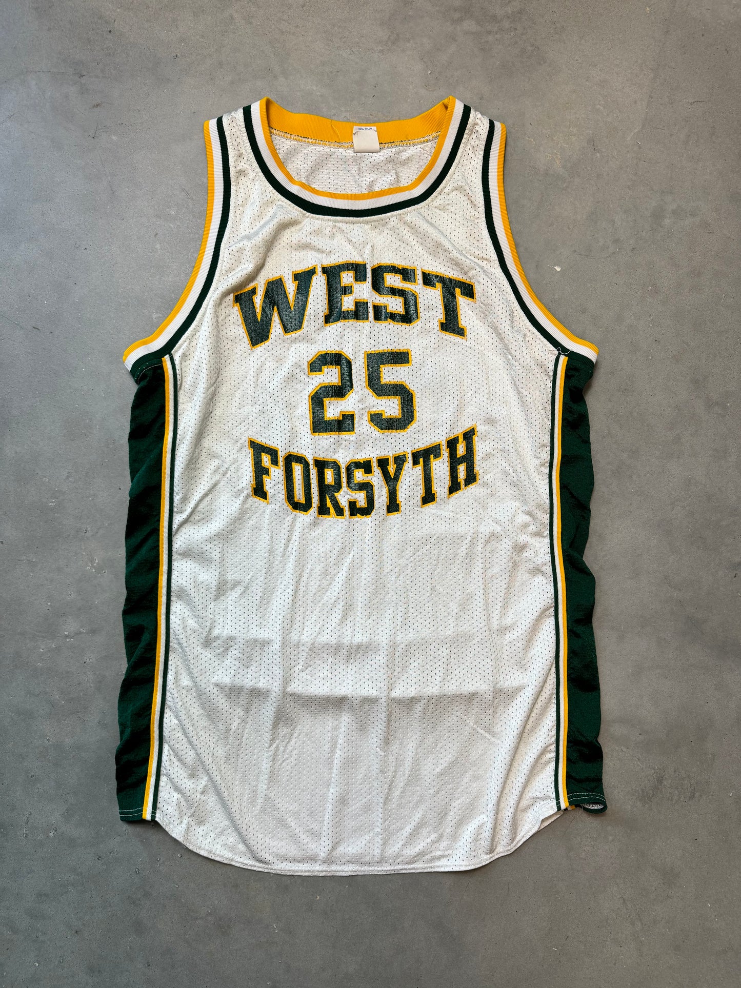 90’s West Forsyth Titans Vintage Game Worn Russell Athletic High School Basketball Jersey (48/XL)