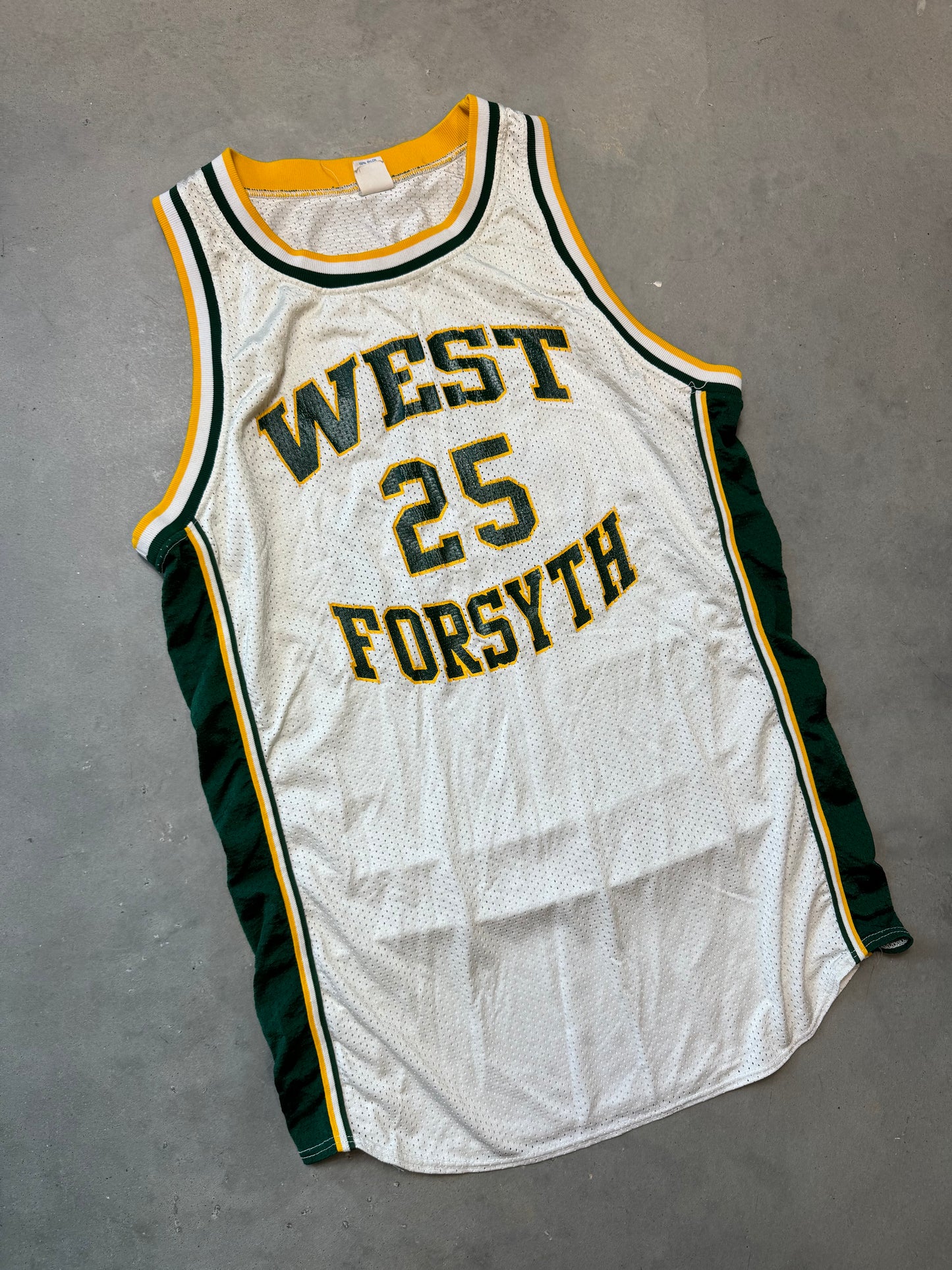 90’s West Forsyth Titans Vintage Game Worn Russell Athletic High School Basketball Jersey (48/XL)