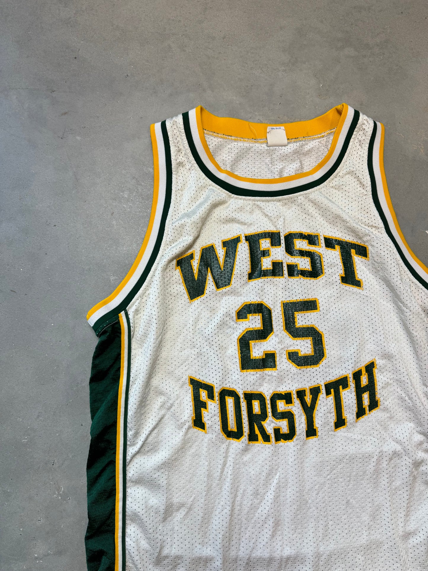 90’s West Forsyth Titans Vintage Game Worn Russell Athletic High School Basketball Jersey (48/XL)