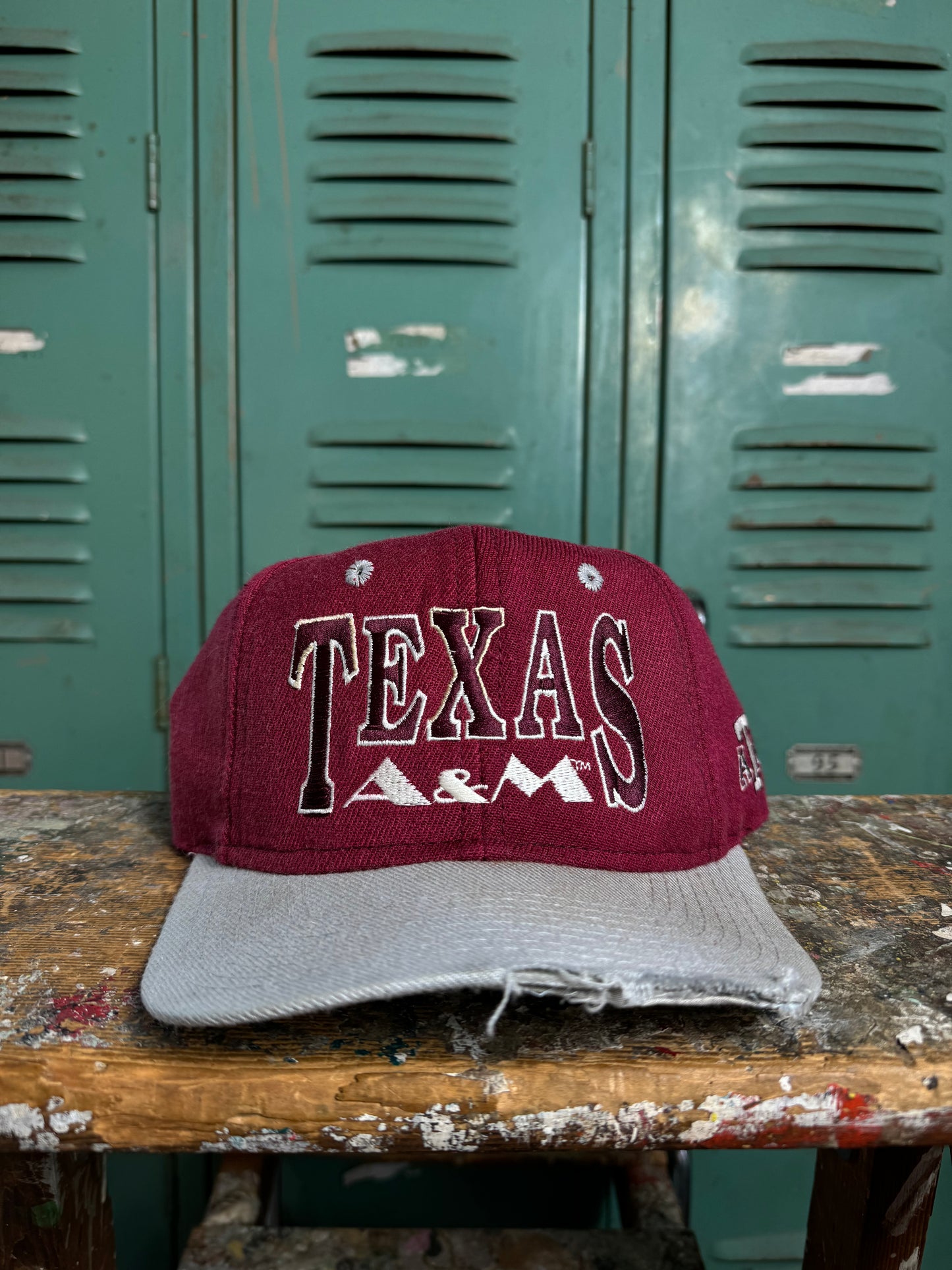 90’s Texas A&M Aggies Vintage College Snapback Hat (OSFA)