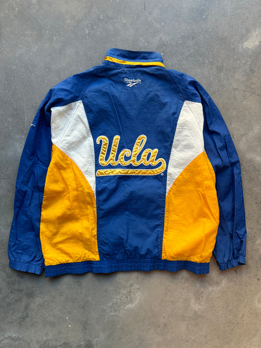 90’s UCLA Bruins Vintage Reebok Colorblocked College Windbreaker Jacket (Large)