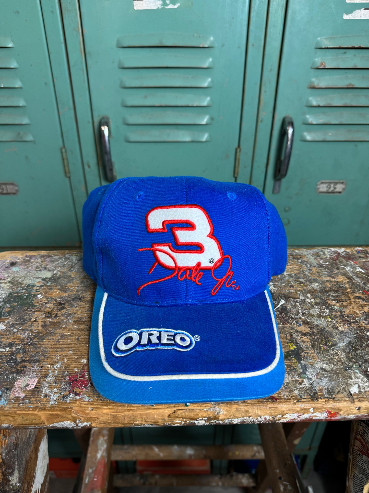 2002 Dale Earnhardt Jr. x Oreo Vintage Busch Series NASCAR Strapback Hat (OSFA)