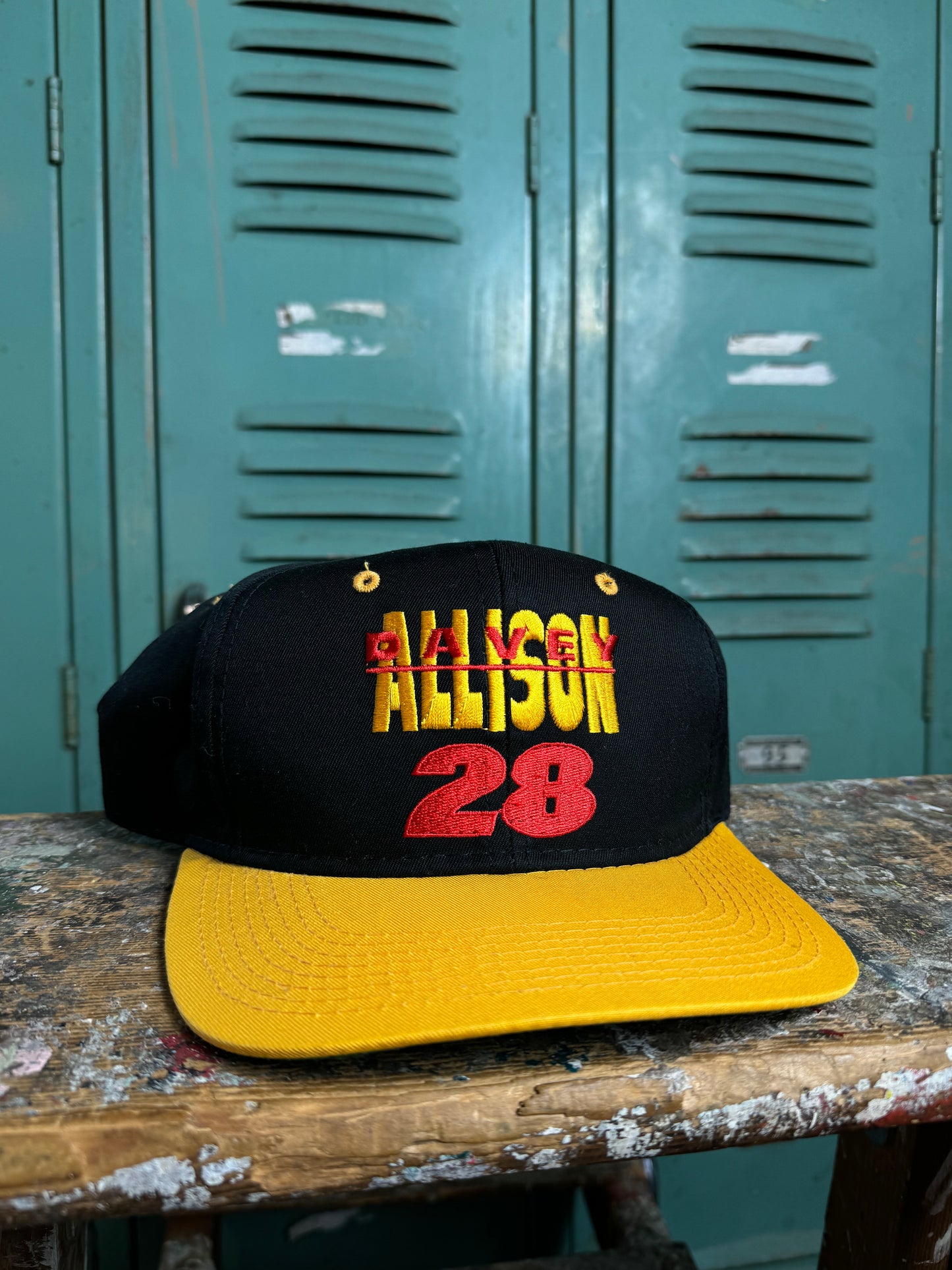 90’s Davey Allison Vintage Havoline Texaco NASCAR Racing Snapback Hat (OSFA)