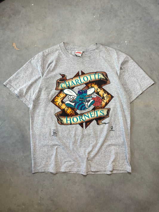 90’s Charlotte Hornets Vintage Nutmeg Mills NBA Tee (XL)