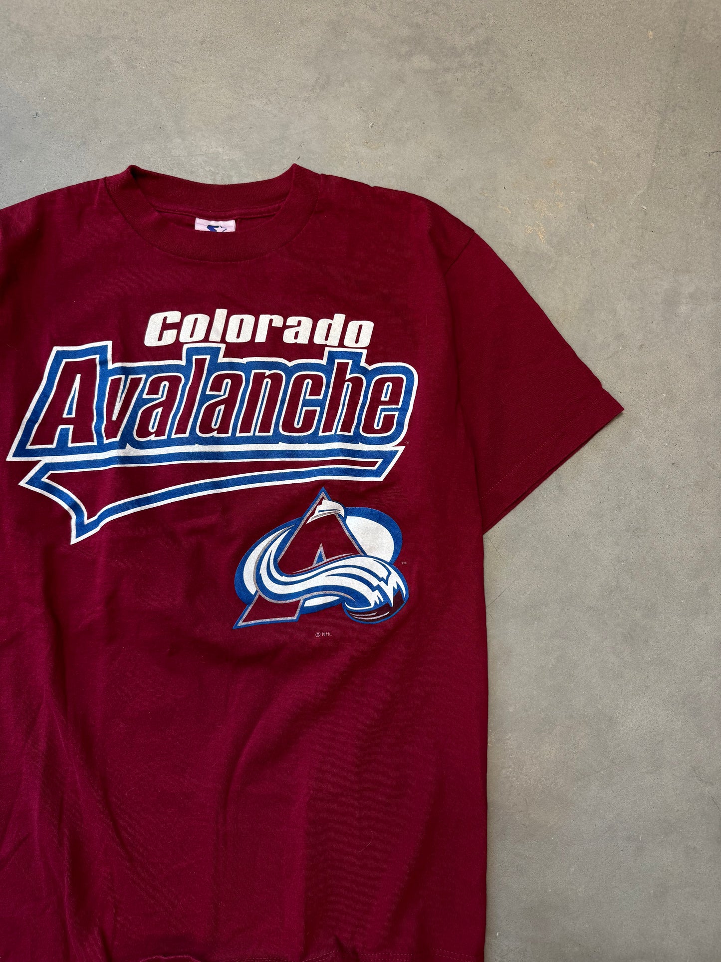 90’s Colorado Avalanche Vintage Starter NHL Tee (Medium)