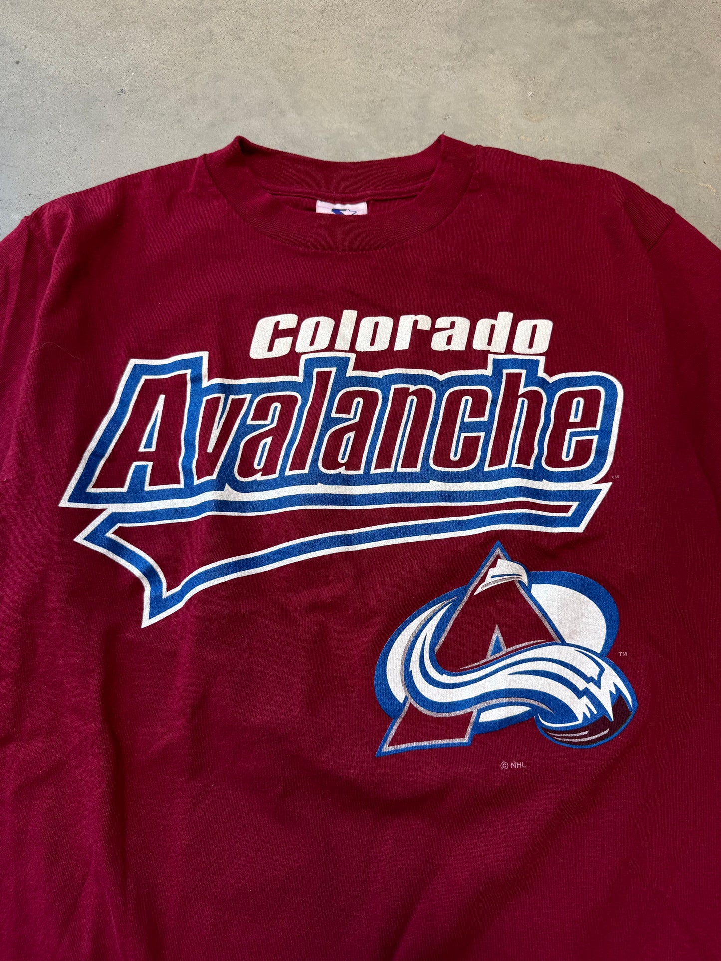 90’s Colorado Avalanche Vintage Starter NHL Tee (Medium)