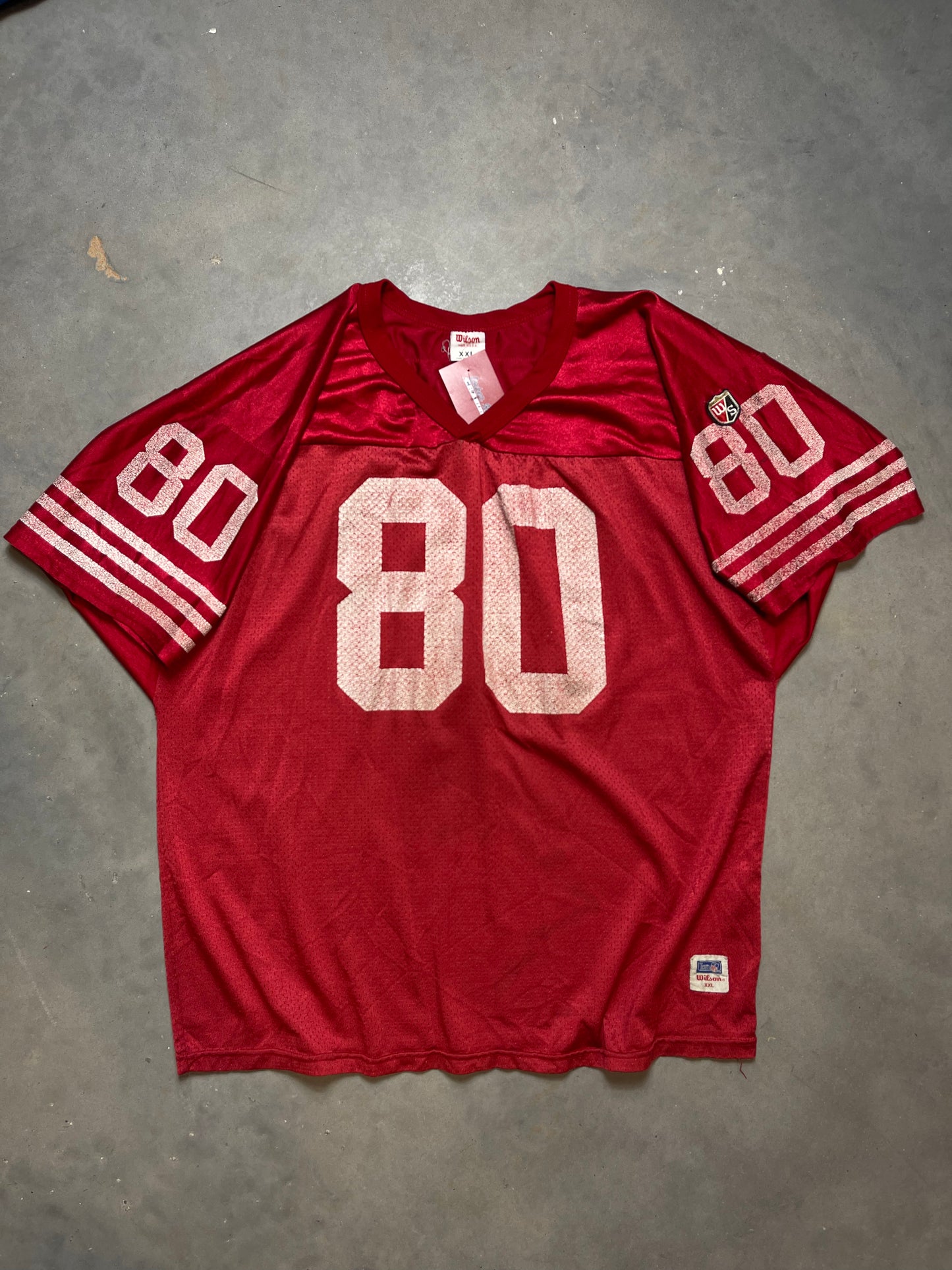 90’s San Francisco 49ers Jerry Rice Vintage Wilson NFL Jersey (XXL)