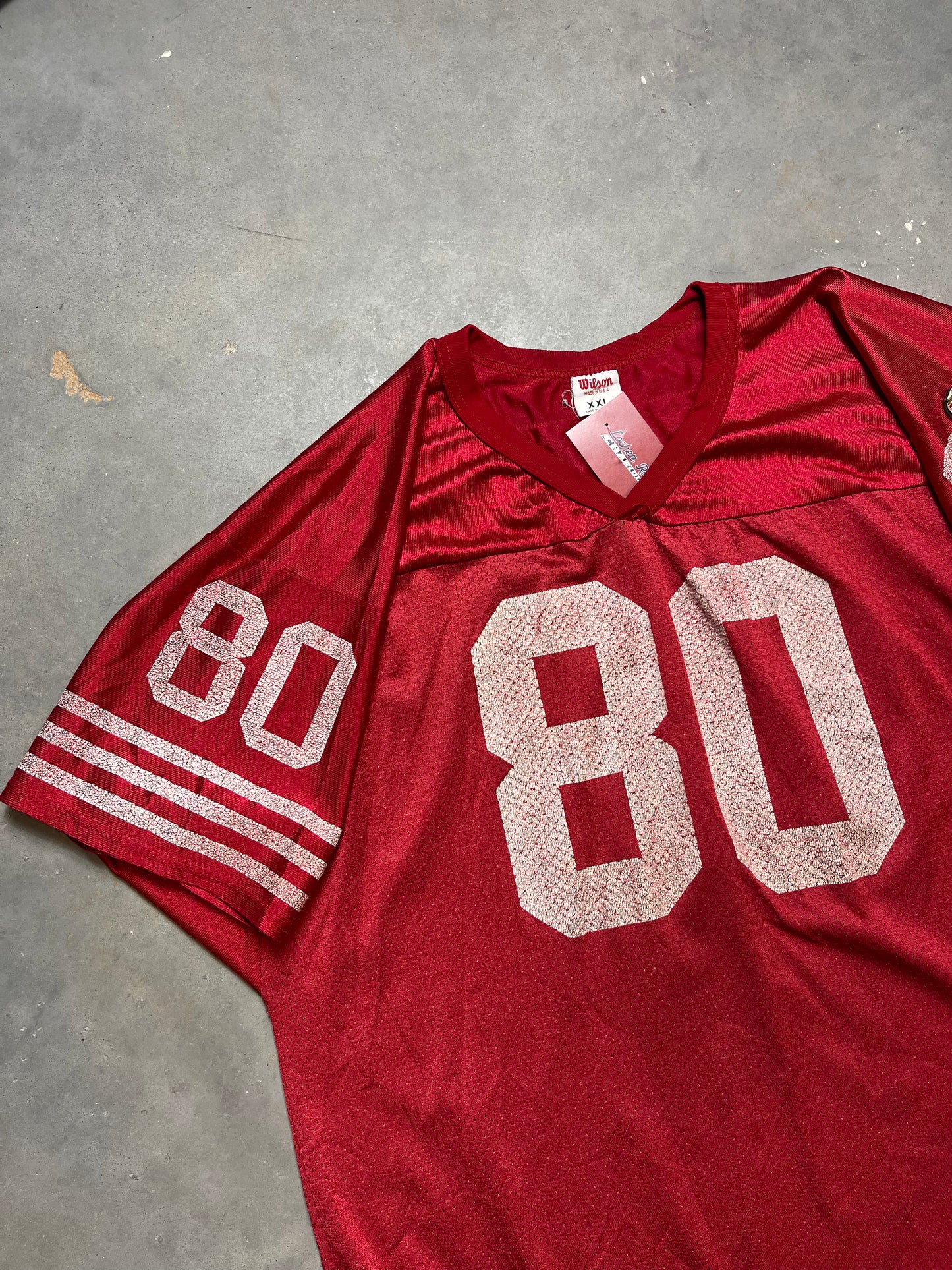 90’s San Francisco 49ers Jerry Rice Vintage Wilson NFL Jersey (XXL)