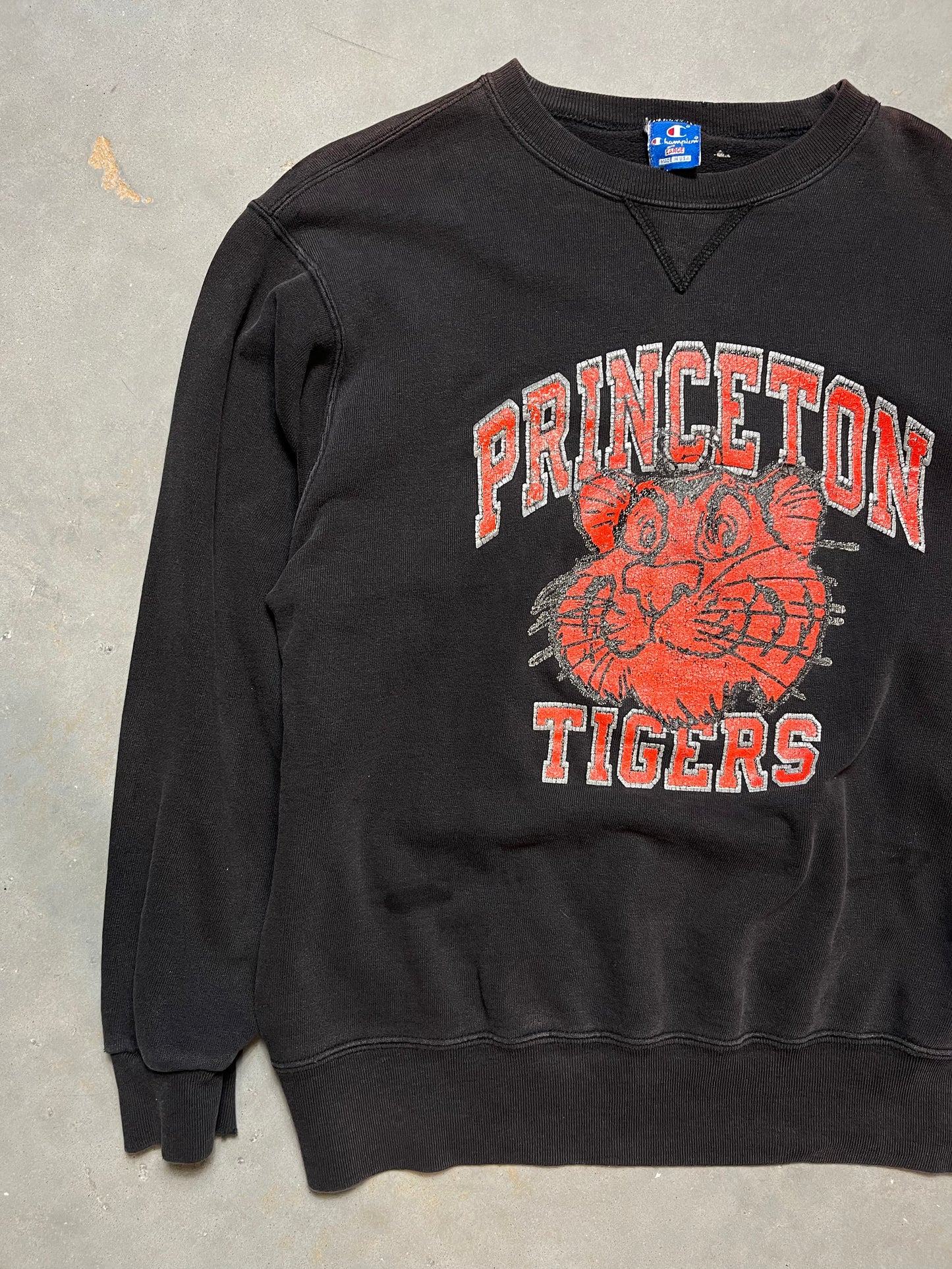 90’s Princeton Tigers Vintage Champion Ivy League Crewneck (Large)