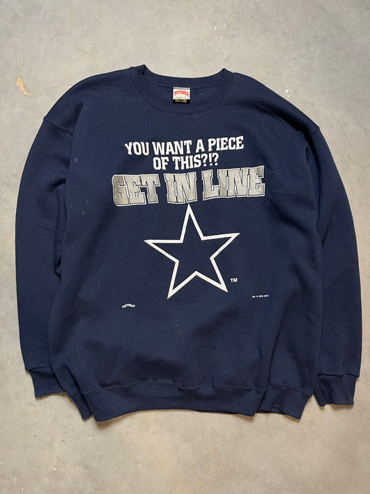 1993 Dallas Cowboys Vintage Nutmeg Mills NFL Crewneck (XXL)