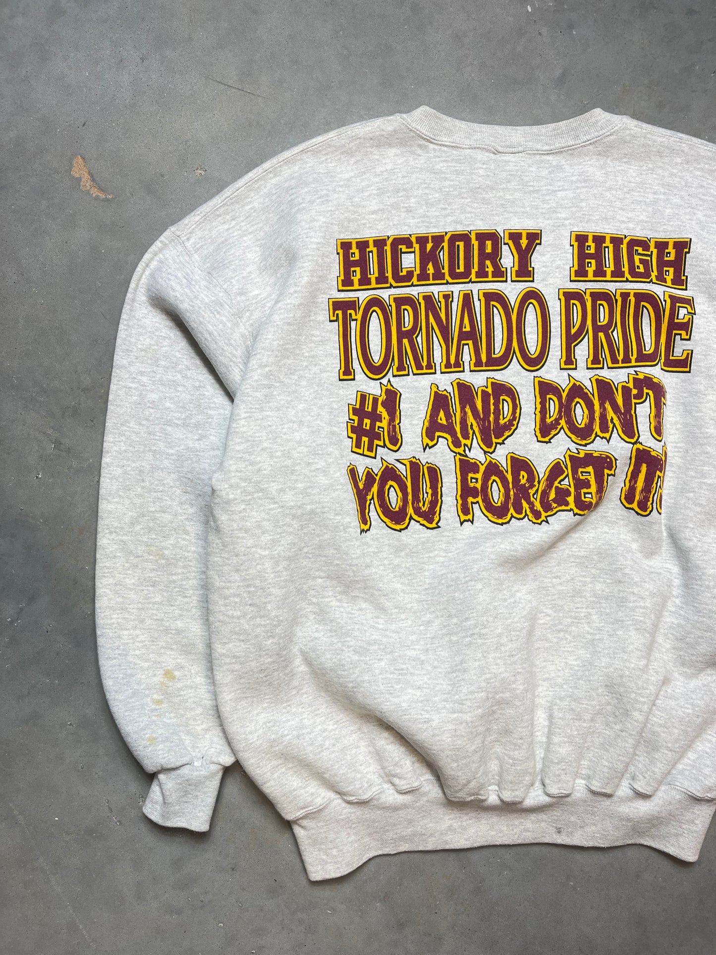 1998 Hickory High School Lady Tornadoes State Basketball Champions Russell Athletic Crewneck (XXL)