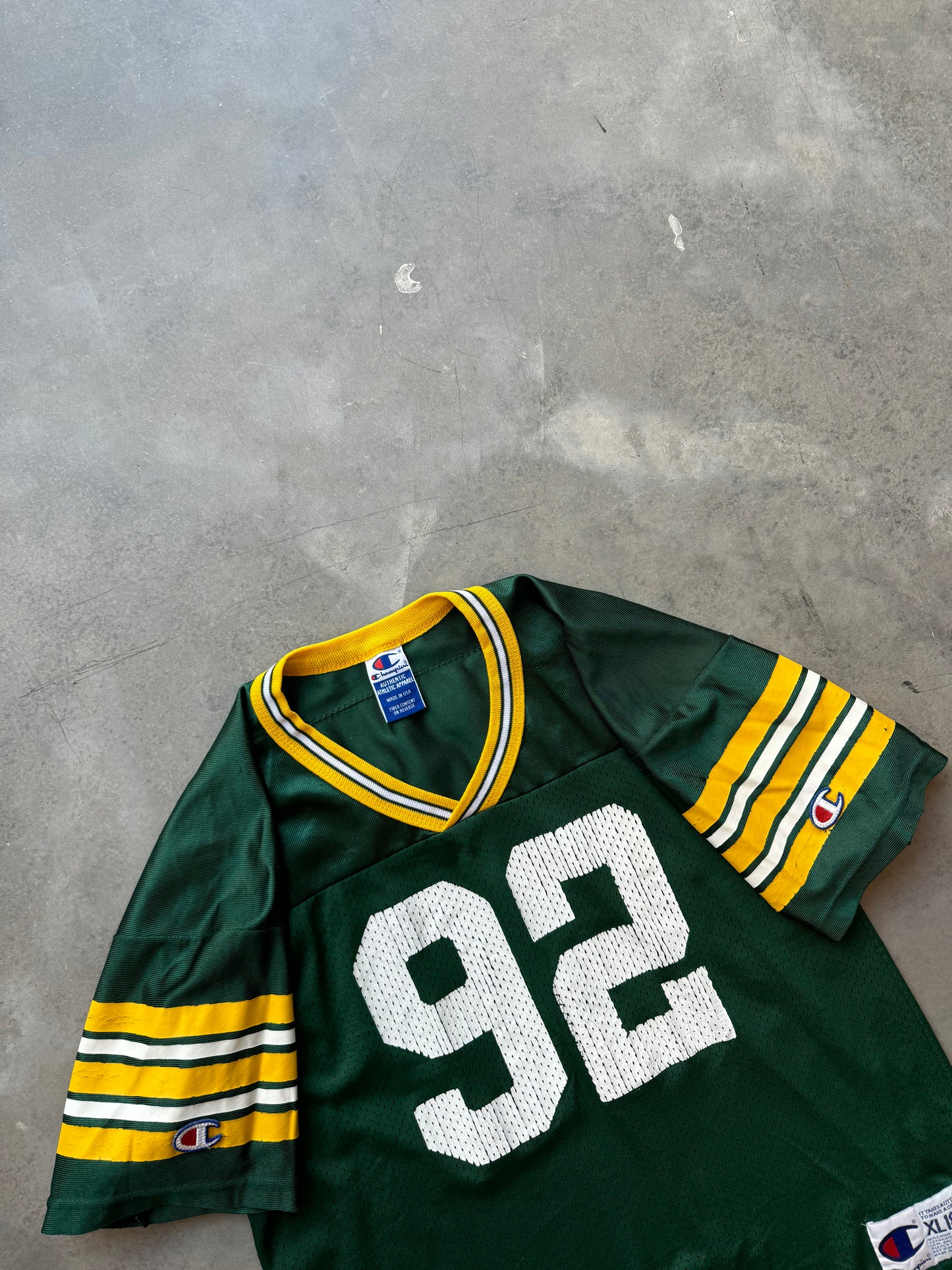 90’s Green Bay Packers Reggie White Vintage Champion NFL Jersey (Youth XL)