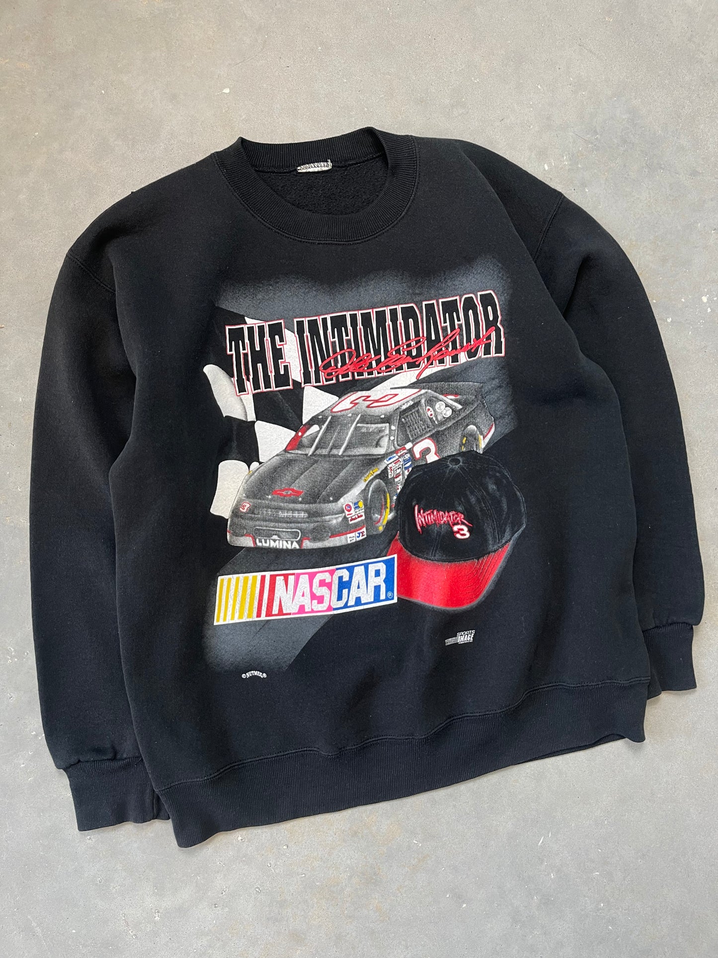 90’s Dale Earnhardt Vintage NASCAR Nutmeg Mills Crewneck (Large)