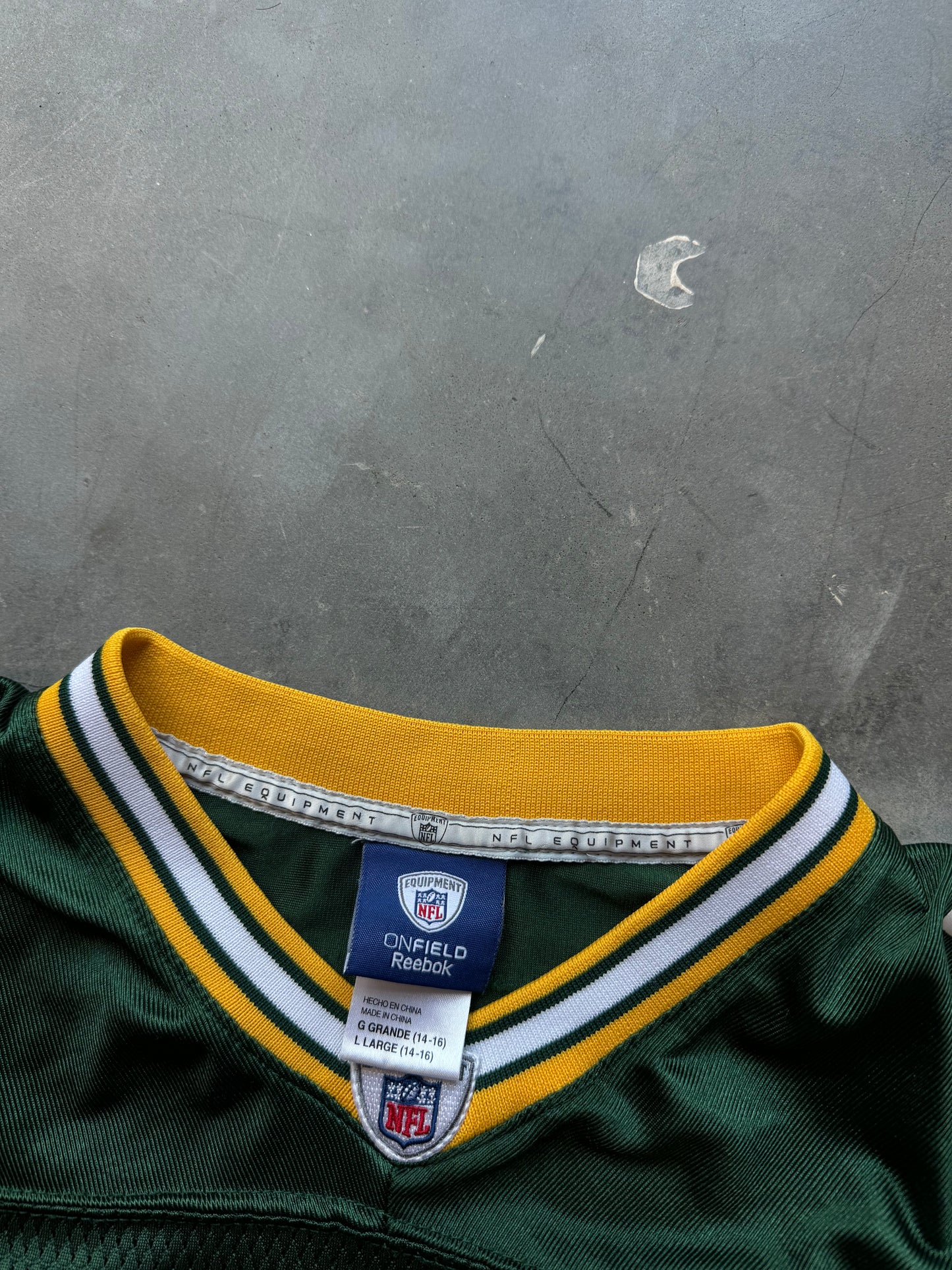 00’s Green Bay Packers Clay Matthews Vintage Reebok NFL Jersey (Youth Large)