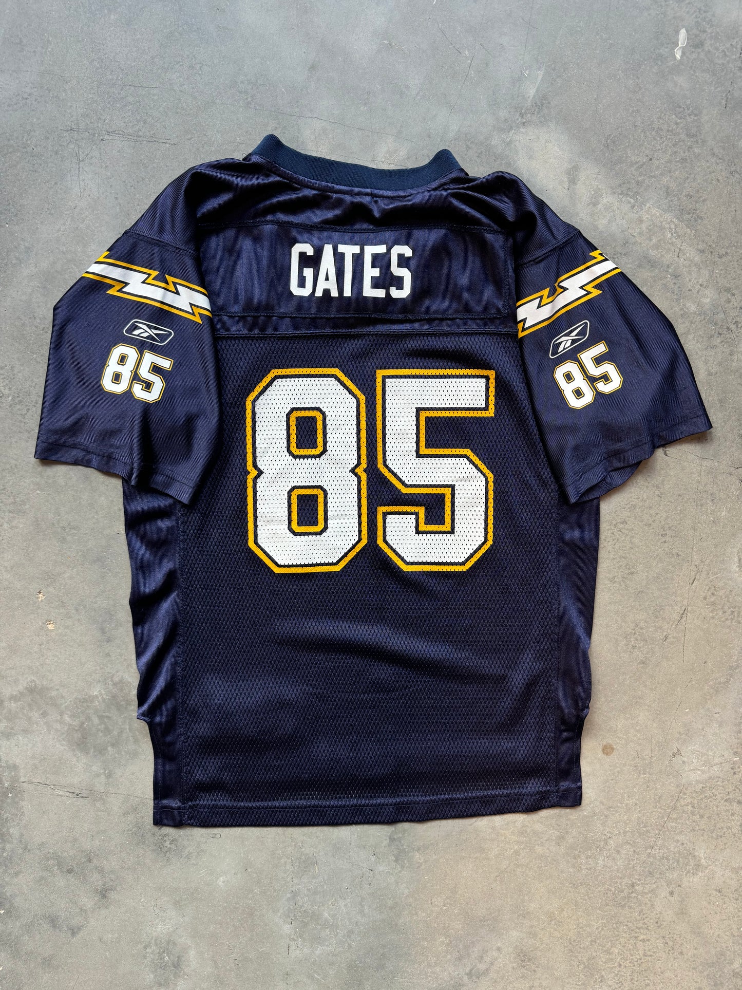 00’s San Diego Chargers Antonio Gates Vintage Reebok NFL Jersey (Youth Large)