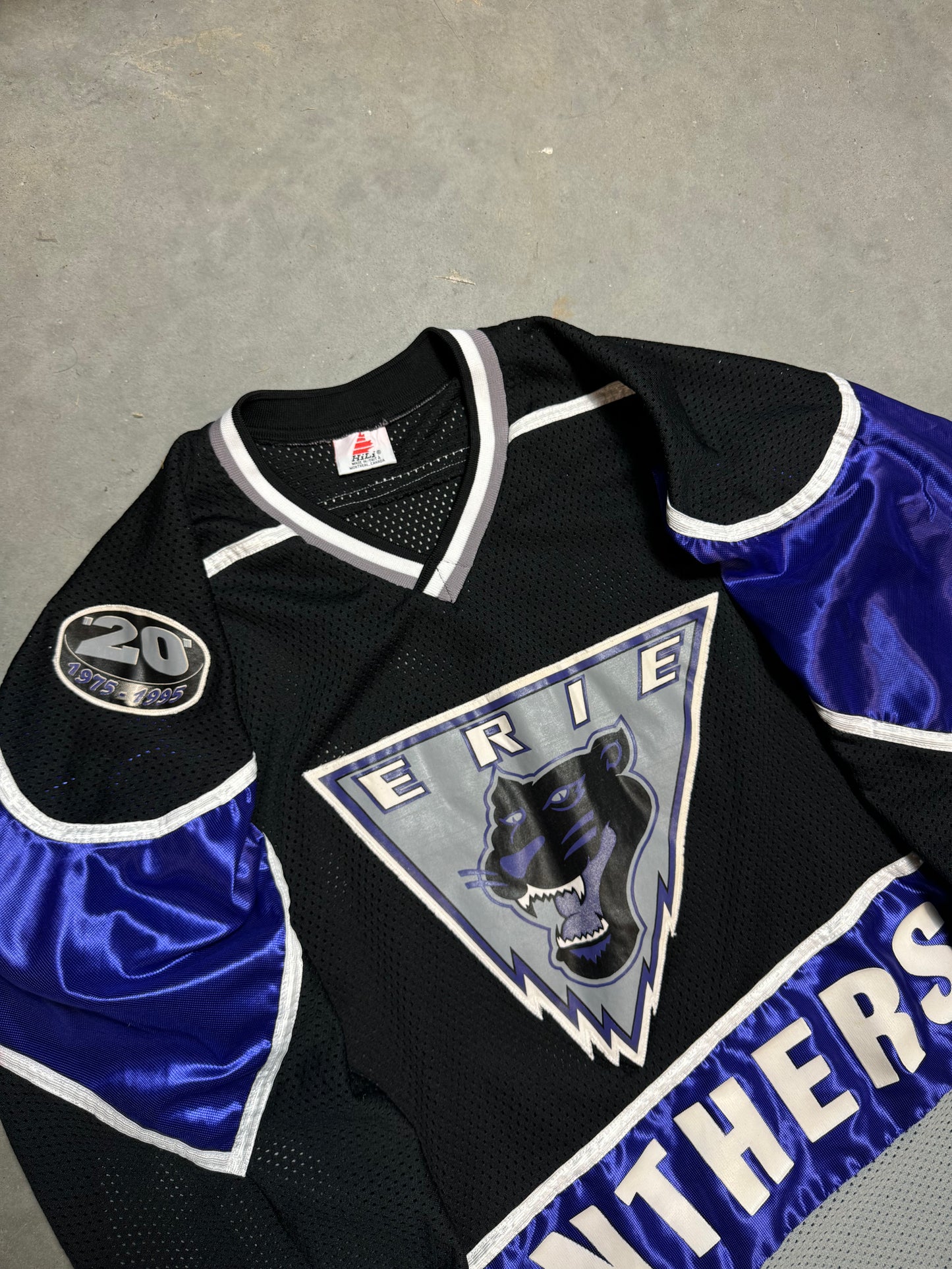 1995 Erie Panthers Vintage ECHL 20th Anniversary Hockey Jersey (Medium)