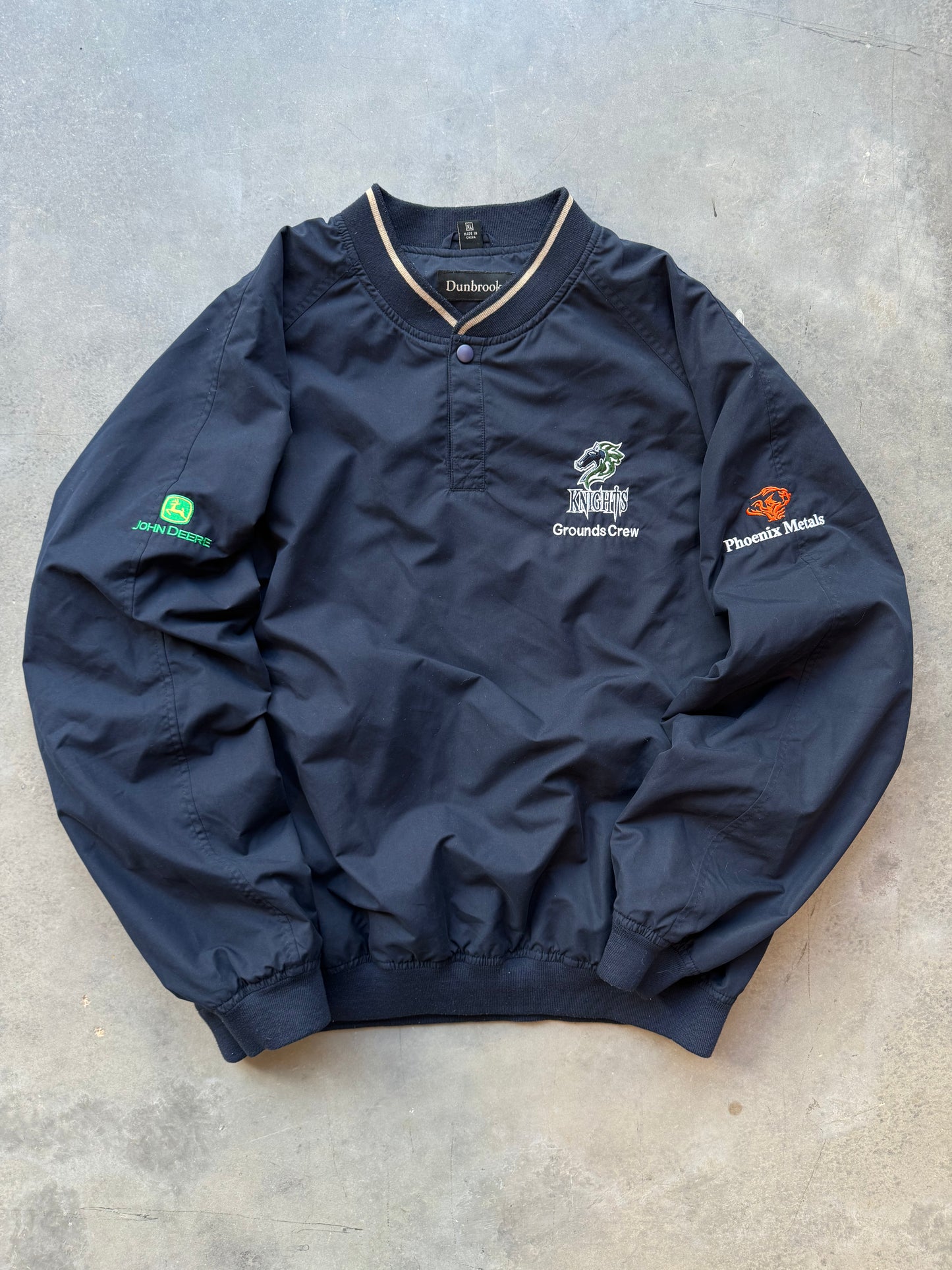 00’s Charlotte Knights Grounds Crew Vintage Team Issued Pullover Jacket (XL)