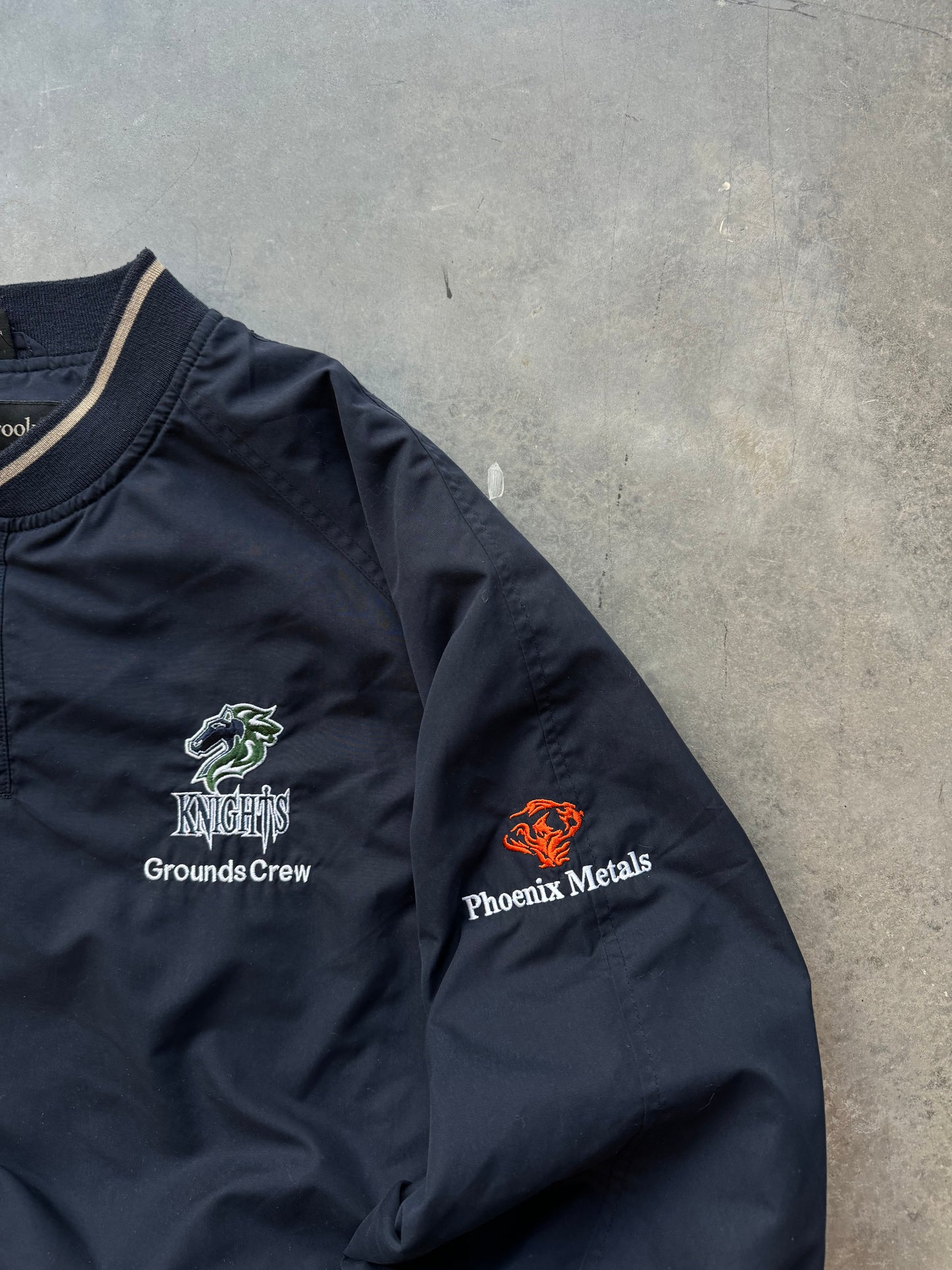 00’s Charlotte Knights Grounds Crew Vintage Team Issued Pullover Jacket (XL)