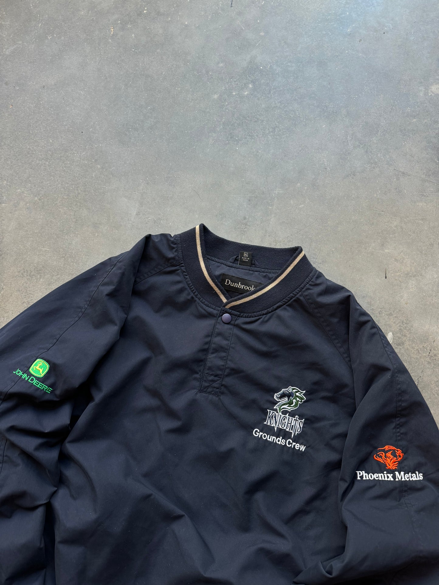 00’s Charlotte Knights Grounds Crew Vintage Team Issued Pullover Jacket (XL)