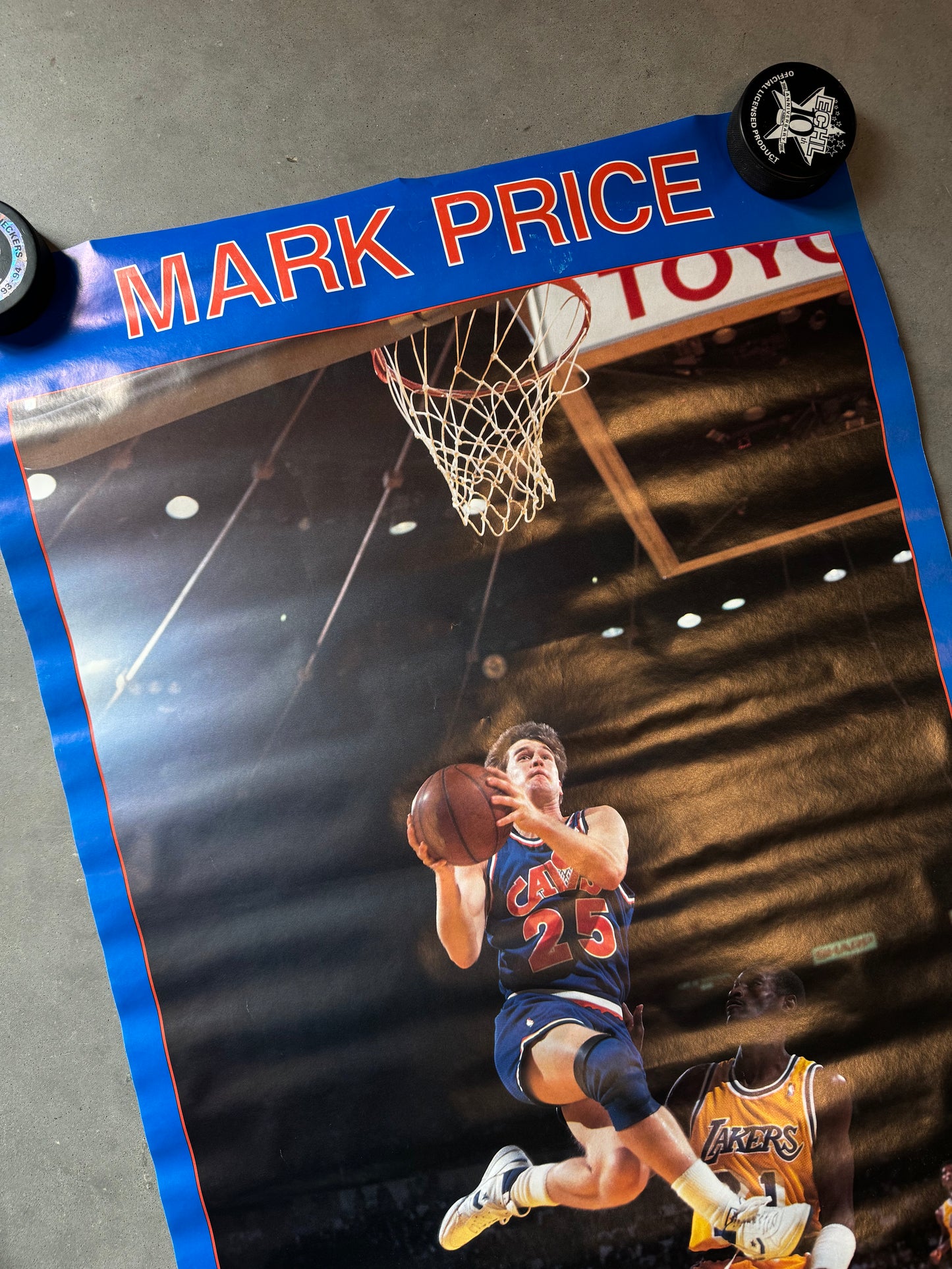 1989 Cleveland Cavaliers Mark Price Starline Vintage NBA Poster (22x34)