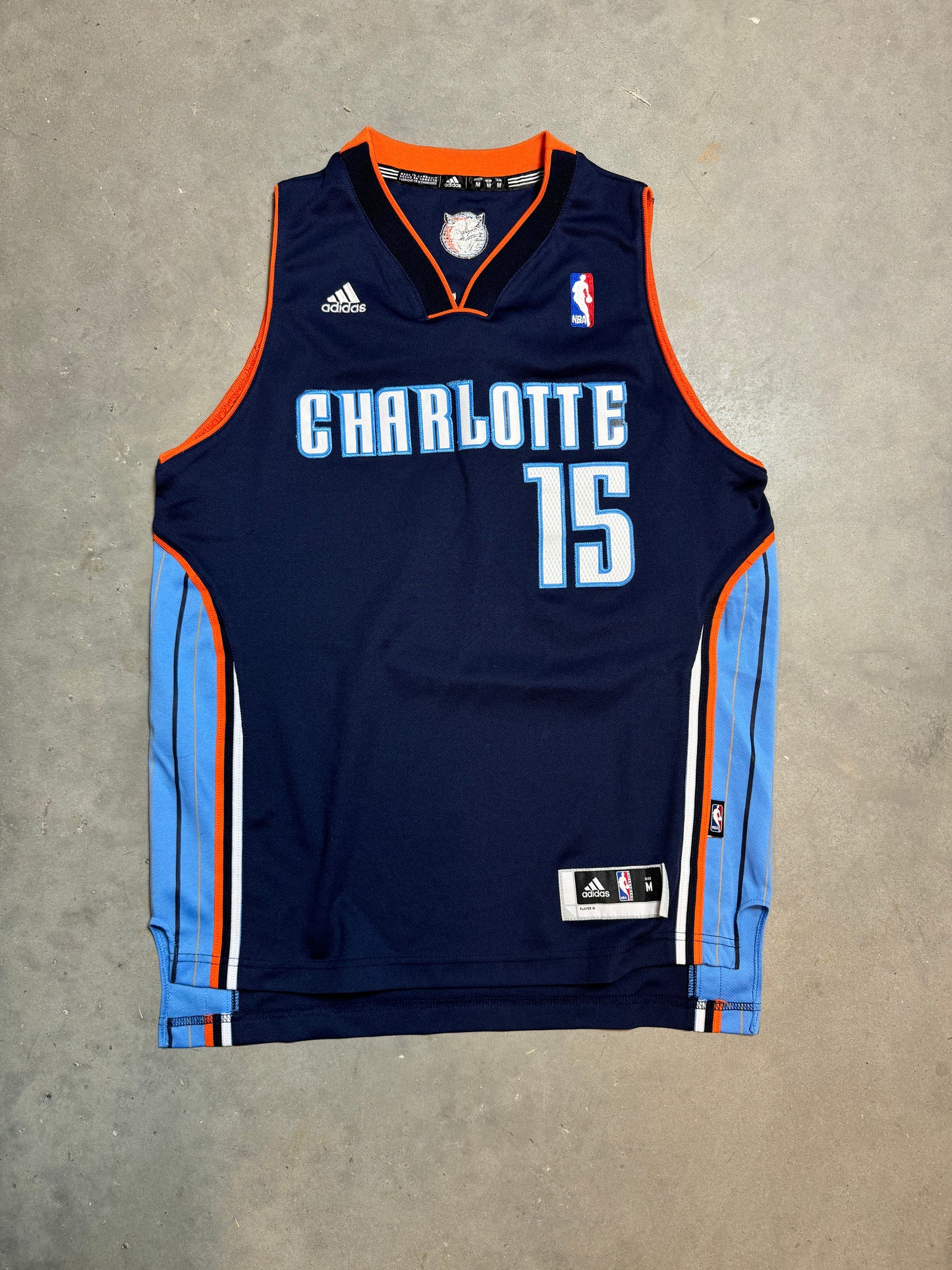 2013 Charlotte Bobcats Kemba Walker Vintage Navy Blue Adidas Swingman NBA Jersey (Youth Medium)