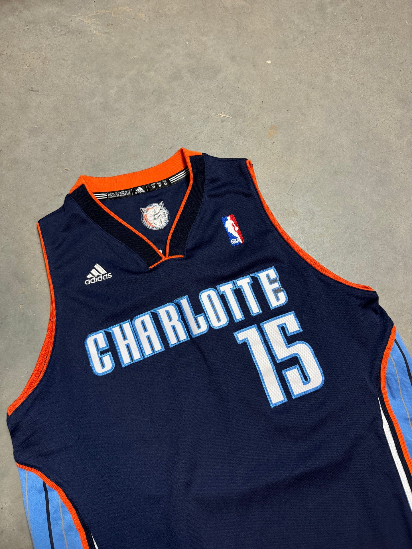 2013 Charlotte Bobcats Kemba Walker Vintage Navy Blue Adidas Swingman NBA Jersey (Youth Medium)