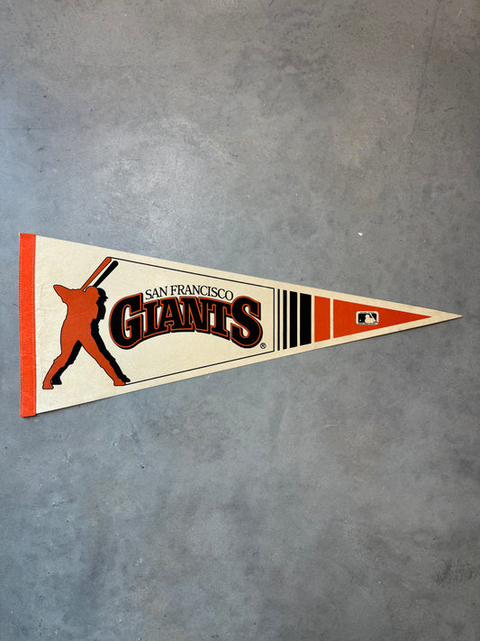 80’s San Francisco Giants Off White Vintage MLB Pennant