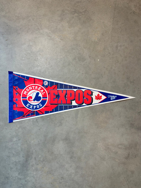 90’s Montreal Expos Vintage MLB Pennant