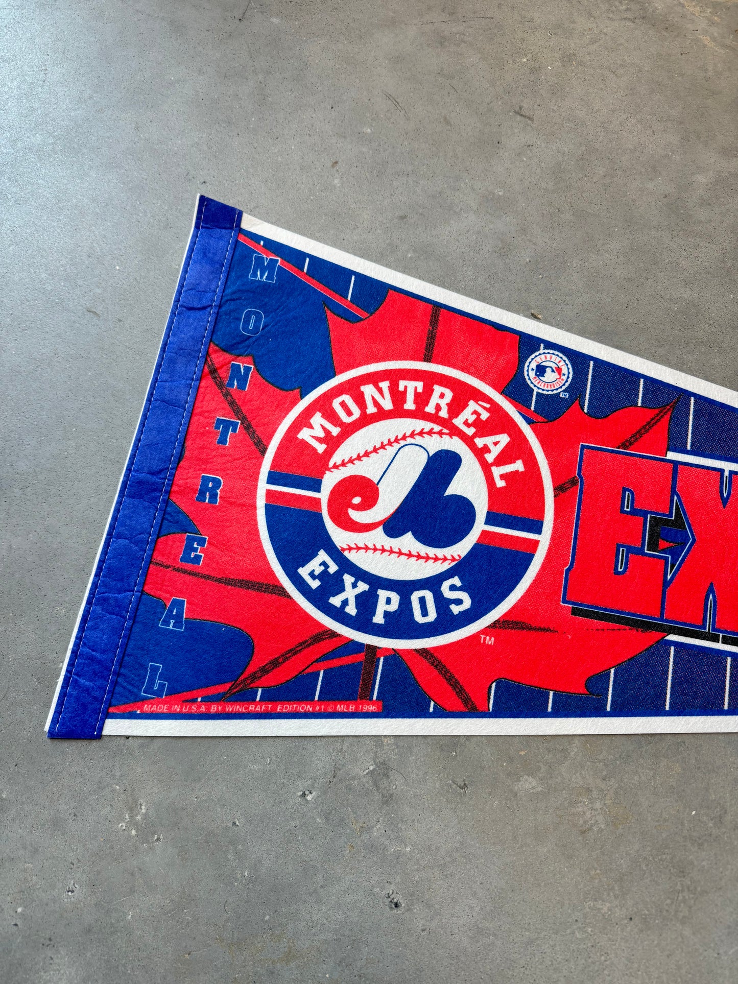 90’s Montreal Expos Vintage MLB Pennant