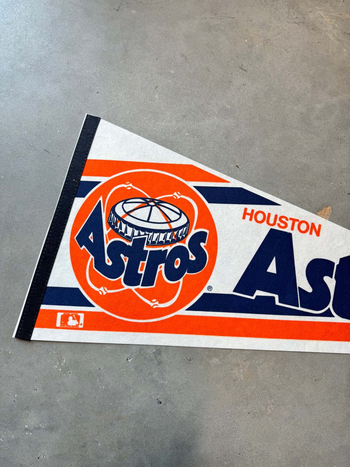 90’s Houston Astros Vintage MLB Pennant