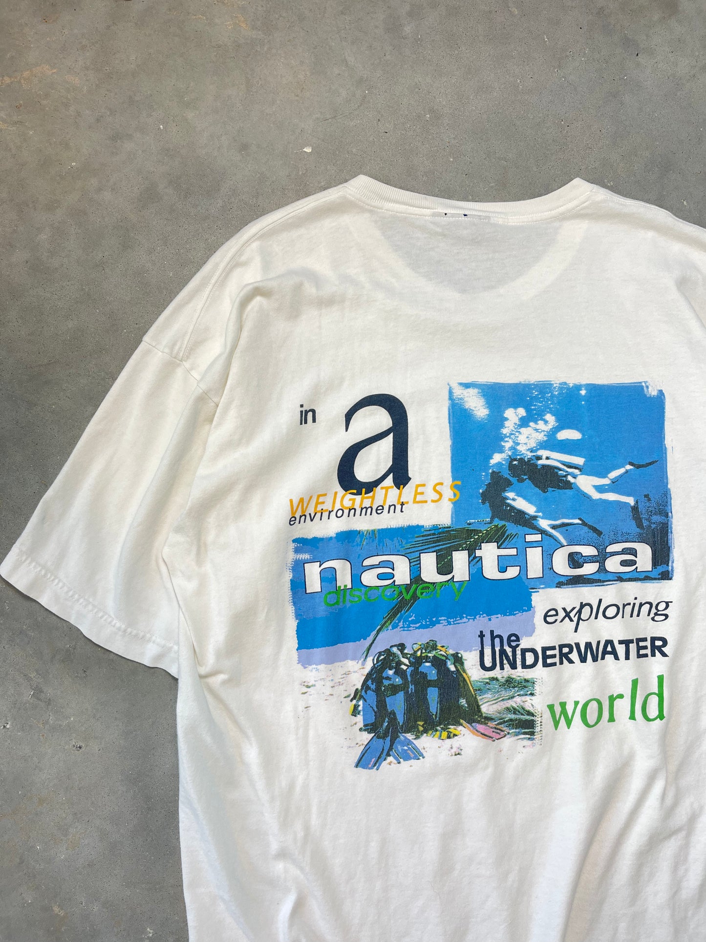 90’s Nautica Discovery Scuba Tee (XL)