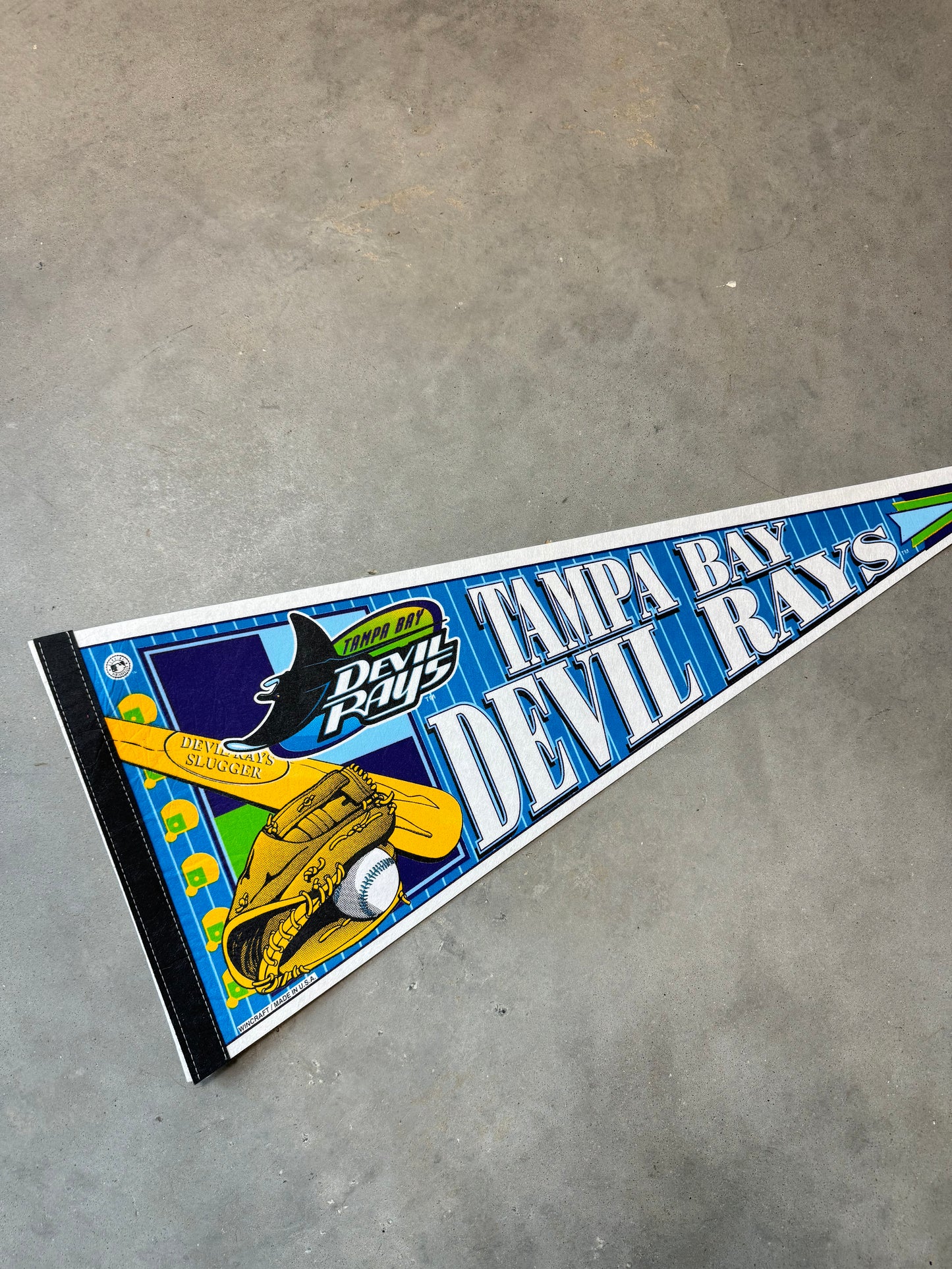 90’s Tampa Bay Devil Rays Vintage MLB Wincraft Pennant