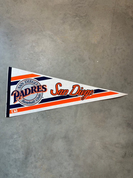 90’s San Diego Padres Baseball Club Vintage MLB Pennant