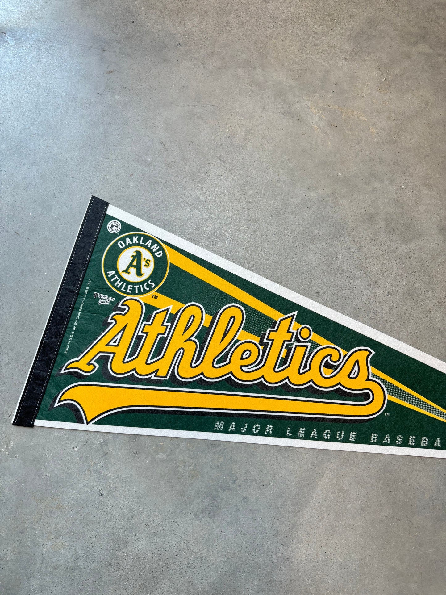 1997 Oakland A’s Athletics Vintage Wincraft MLB Pennant