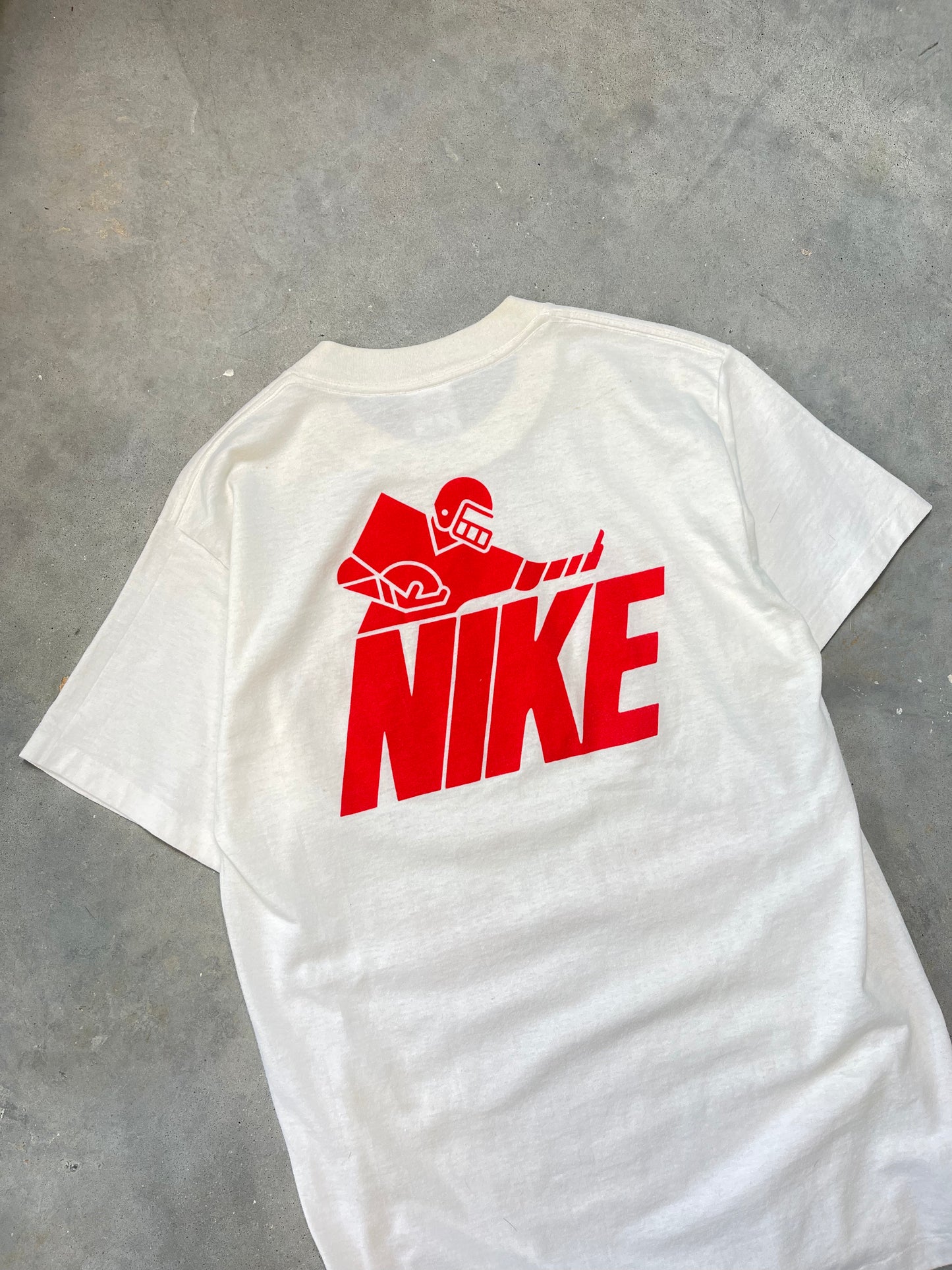 80’s NC State Wolfpack Vintage Nike Football Camp Tee (Large)